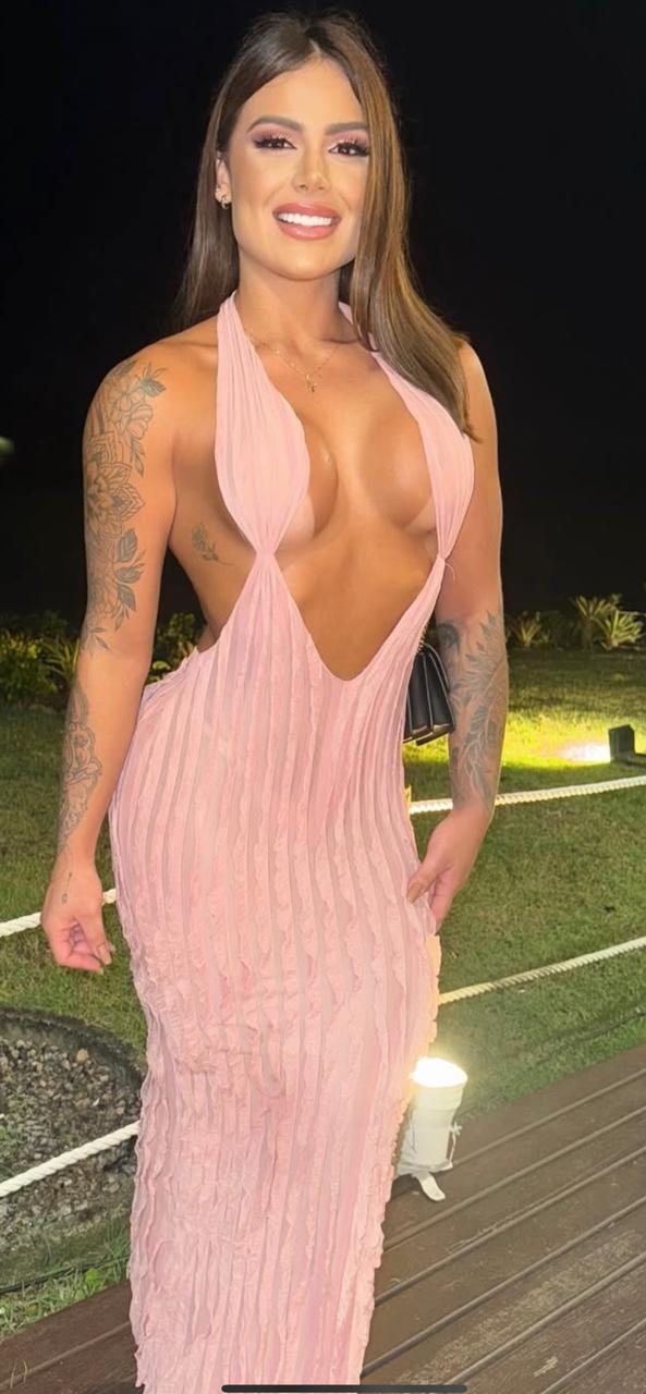 Vestido Frufru Longo