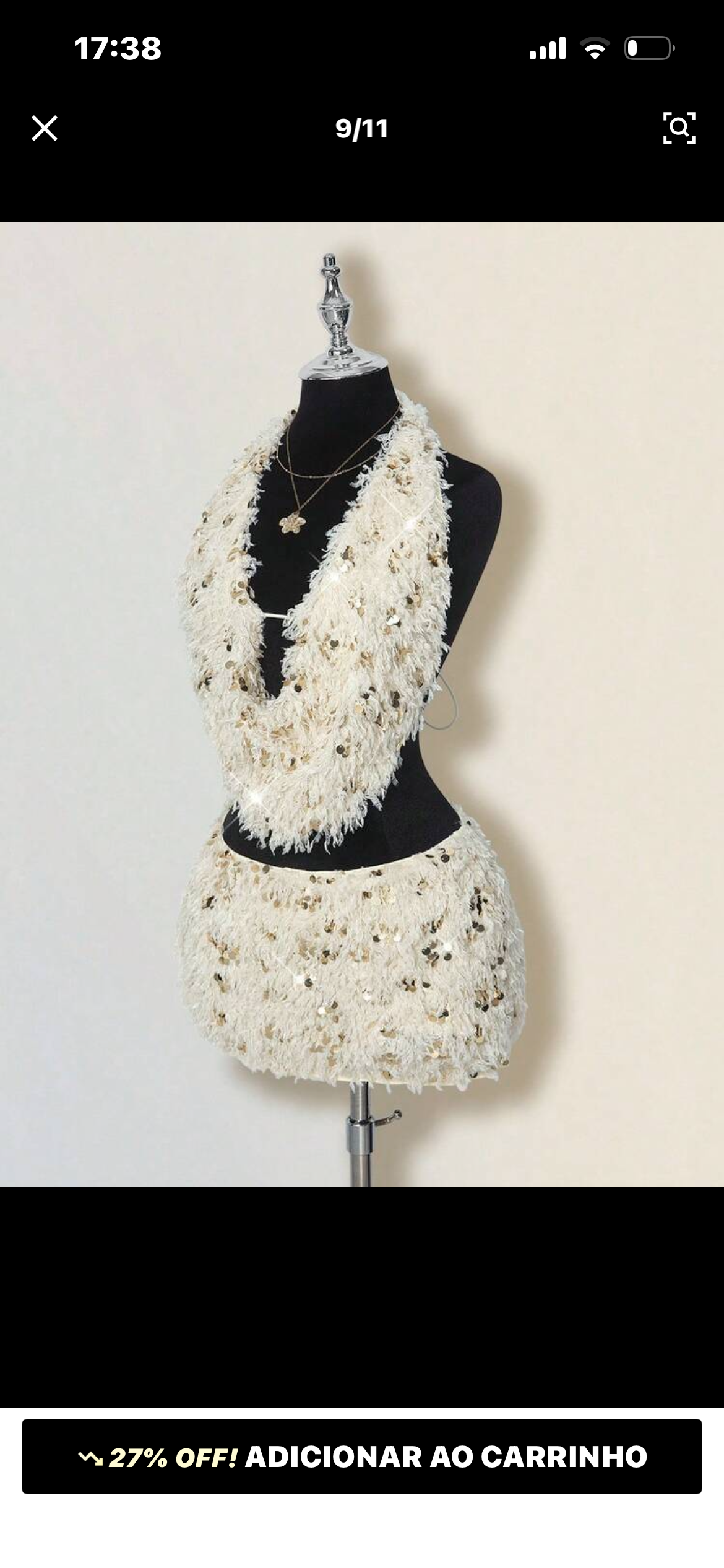 Conjunto pelúcia branco