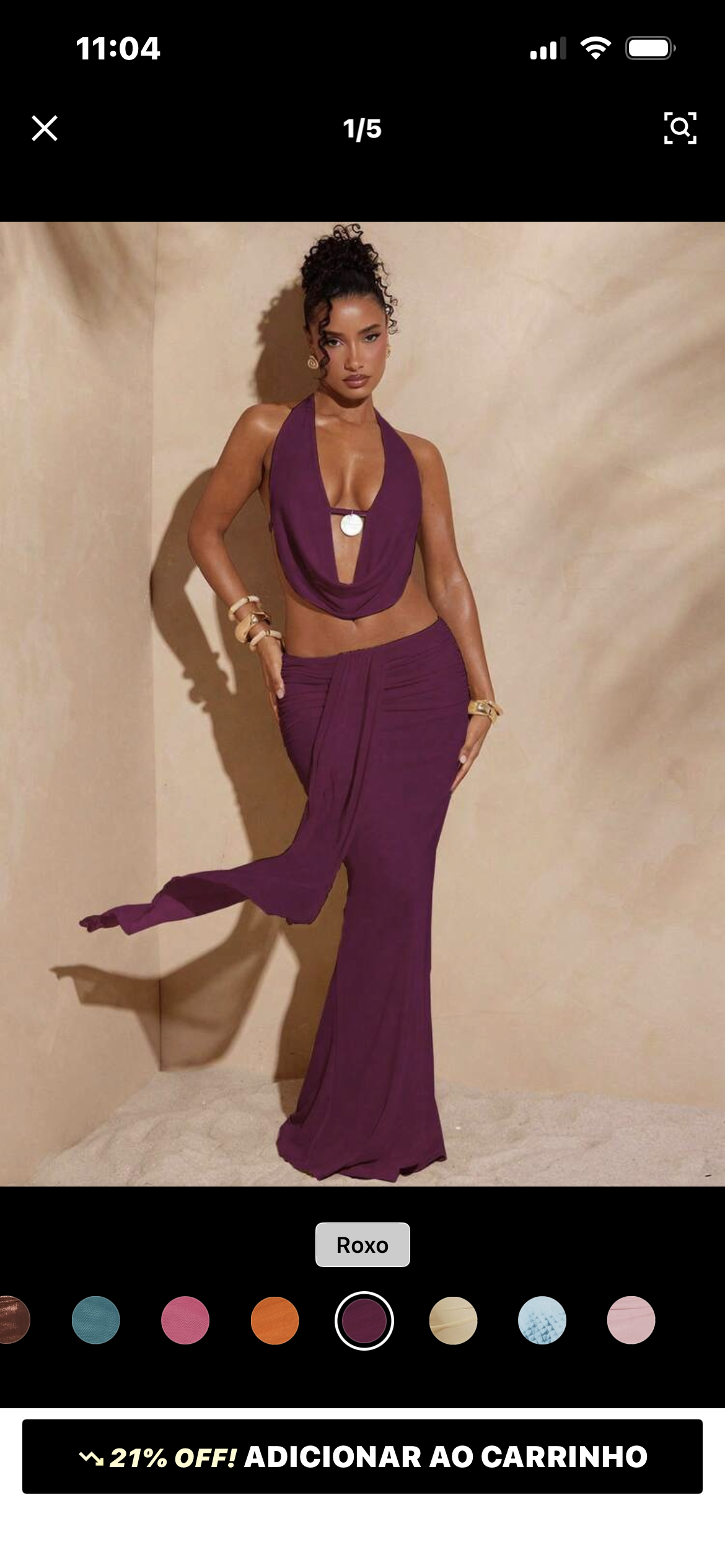 Conjunto roxo