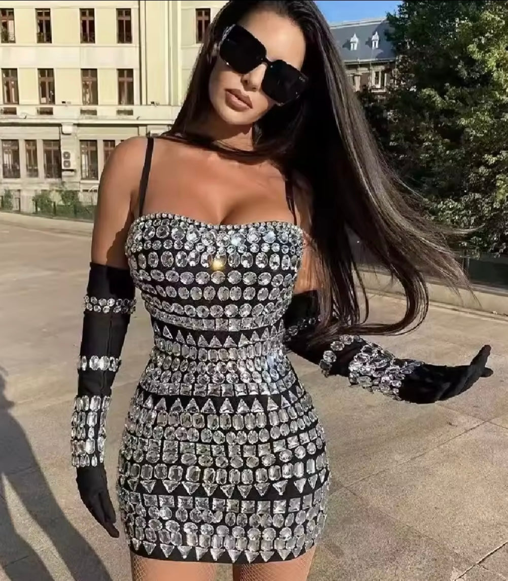 Vestido Brilhos de pedra